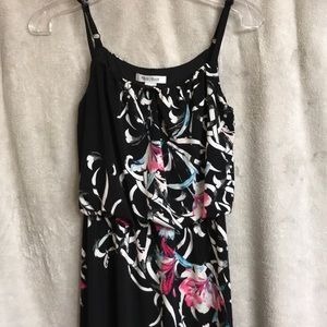 White House Black Market floral maxi dress XS